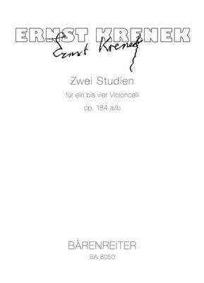 Ernst Krenek: 2 Studies 1-4 Cellos: Cello Solo