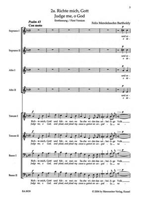 Felix Mendelssohn Bartholdy: Judge Me O God Op.78 Psalm No. 43: Gesang Solo