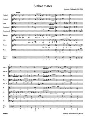 Antonio Caldara: Stabat Mater G: Orchester mit Gesang