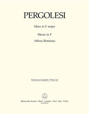 Giovanni Battista Pergolesi: Mass in F major - Missa Romana: Gemischter Chor mit Ensemble