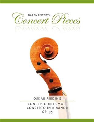 Oscar Rieding: Concert B Op.35: Violine mit Begleitung