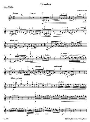 V. Monti: Czardas: Violine mit Begleitung