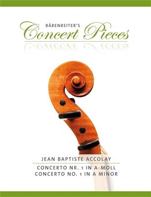 Jean-Baptiste Accolay: Concerto No 1A minor: Violine mit Begleitung