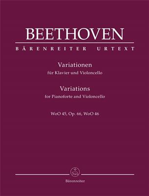 Ludwig van Beethoven: Variations For Pianoforte And Violoncello: Cello mit Begleitung