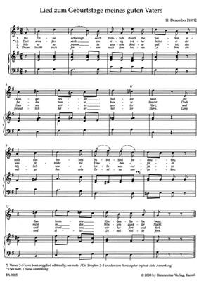 Felix Mendelssohn Bartholdy: Lieder: Gesang mit Klavier