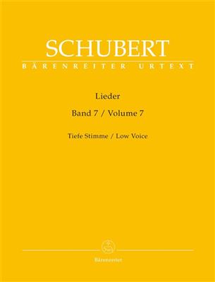 Lieder Volume 7 - Low Voice D182 - D 260: Gesang mit Klavier