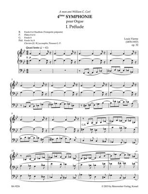 Louis Vierne: Symphony No. 4 op. 32: Orgel