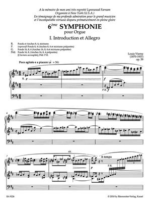 Louis Vierne: Symphonie 6 Op.59: Orgel