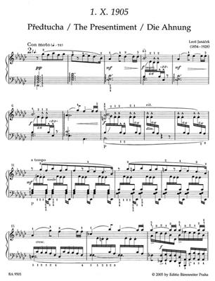 Leos Janacek: 1. X. 1905 Sonáta: Klavier Solo