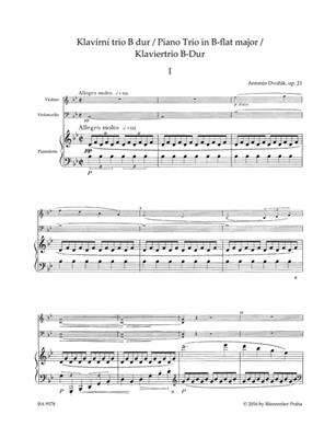 Antonín Dvořák: Piano Trio B-flat major op. 21: Klaviertrio