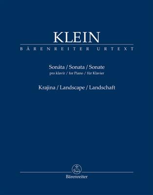 Gideon Klein: Sonate - Landschaft: Klavier mit Begleitung