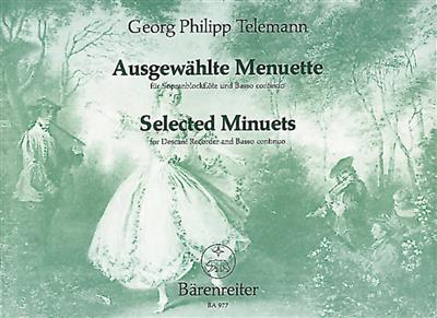 Georg Philipp Telemann: Selected Minuets For Descant Recorder And Piano: Blockflöte