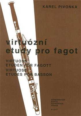 Karel Pivonka: Virtuose Etueden fuer Fagott: Fagott Solo