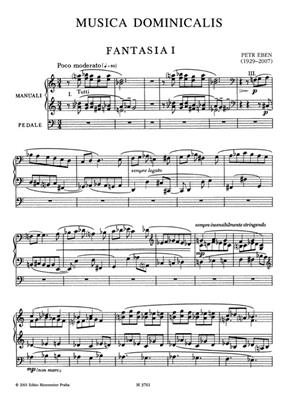 Petr Eben: Musica Dominicalis: Orgel