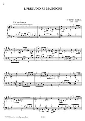 Antonín Dvořák: Praludien und Fugen für Orgel: Orgel