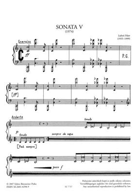 Lubos Fiser: Sonata V: Klavier Solo