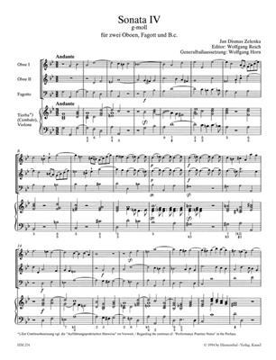 Jan Dismas Zelenka: Sonata No 4 G Minor: Bläserensemble