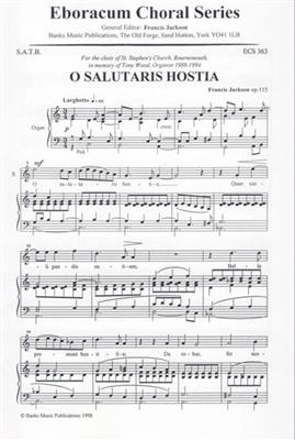 Francis Jackson: O Salutaris Hostia: Gemischter Chor mit Begleitung