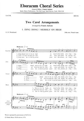 Francis Jackson: Two Carol Arrangements: Gemischter Chor mit Begleitung