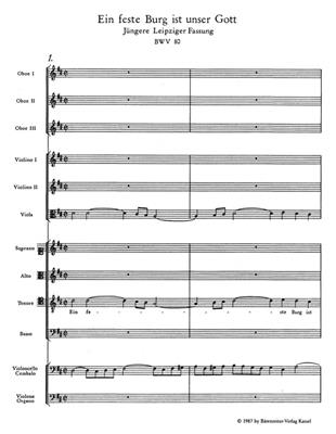 Johann Sebastian Bach: Cantata BWV 80 Ein feste Burg ist unser Gott: Gemischter Chor mit Ensemble