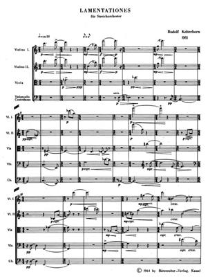 Rudolf Kelterborn: Lamentationes: Orchester