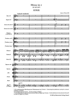 Wolfgang Amadeus Mozart: Mass In C Minor K.427 / K.417a: Gemischter Chor mit Ensemble