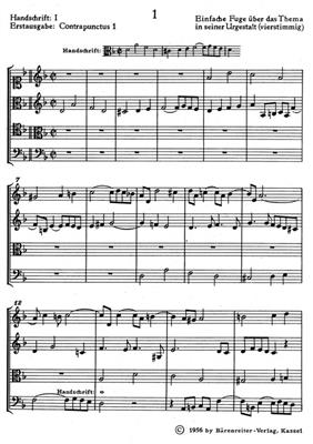 Johann Sebastian Bach: Art Of Fugue BWV 1080: Streichensemble