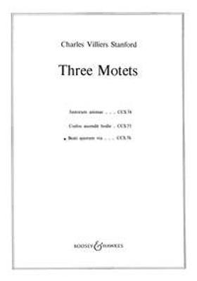Stanford: Beati Quorum Via Op.38 No.3: Gemischter Chor mit Begleitung