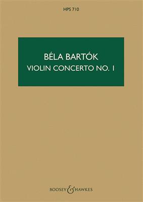 Béla Bartók: Concerto Per Vn N. 1 Op. Post.: Orchester mit Solo