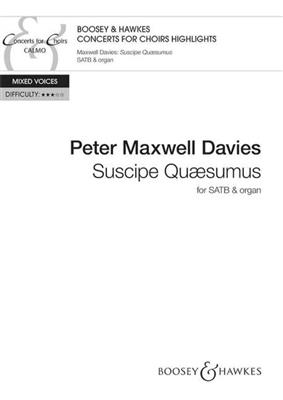 Peter Maxwell Davies: Suscipe Quaesumus: Gemischter Chor mit Klavier/Orgel