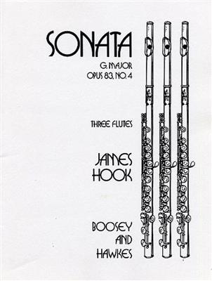 James Hook: Sonata in G Major op. 83/4: Flöte Ensemble