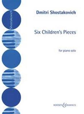 Dimitri Shostakovich: 6 Children's Pieces: Klavier Solo
