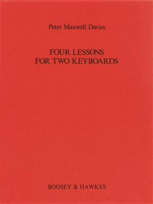 Peter Maxwell Davies: Four Lessons for Two Keyboards: Klavier Duett