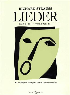 Richard Strauss: Lieder Vol. 3: (Arr. Franz Trenner): Gesang mit Klavier