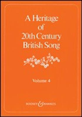 A Heritage of 20th Century Vol. 4: Gesang mit Klavier