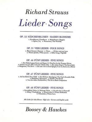 Richard Strauss: Drei Hymnen op. 71/2: Gesang mit Klavier
