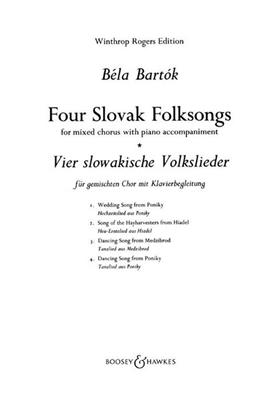 Béla Bartók: 5 Slovak Folksongs: Männerchor A cappella