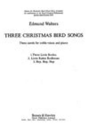 Edmund Wächter: Three Christmas Bird Songs: Kinderchor mit Klavier/Orgel