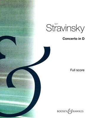 Igor Stravinsky: Concerto for String Orch In D: Streichorchester