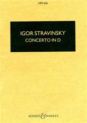 Igor Stravinsky: Concerto in D: Streichorchester