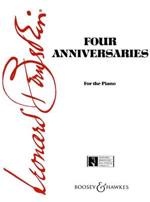 Leonard Bernstein: Four Anniversaries: Klavier Solo