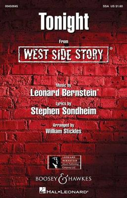 Leonard Bernstein: Tonight: (Arr. William Stickles): Frauenchor mit Klavier/Orgel
