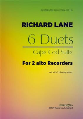 Richard Lane: 6 Duets - Cape Cod Suite: Blockflöte Duett