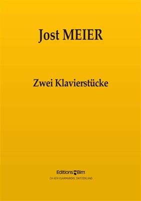 Jost Meier: 2 Klavierstücke: Klavier Solo