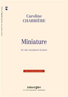 Caroline Charrière: Miniature: Altsaxophon mit Begleitung