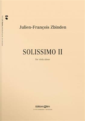 Julien-François Zbinden: Solissimo II: Viola Solo