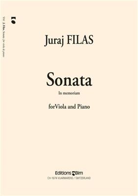 Juraj Filas: Sonata In Memoriam: Viola mit Begleitung