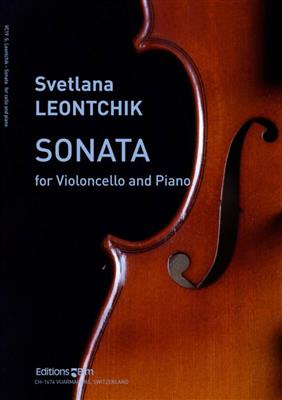 Svetlana Leontchik: Sonata: Cello mit Begleitung