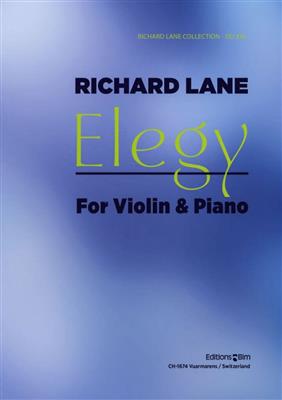 Richard Lane: Elegy: Violine mit Begleitung