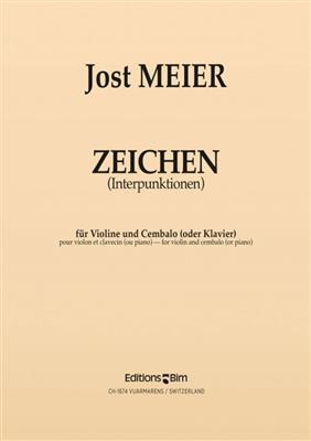 Jost Meier: Zeichen (Interpunktionen): Violine mit Begleitung